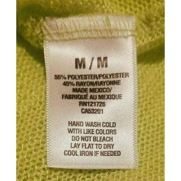 Aeropostale Womens Blouse Size M Light Green Long Sleeve Scoop Neck - Picture 11 of 11